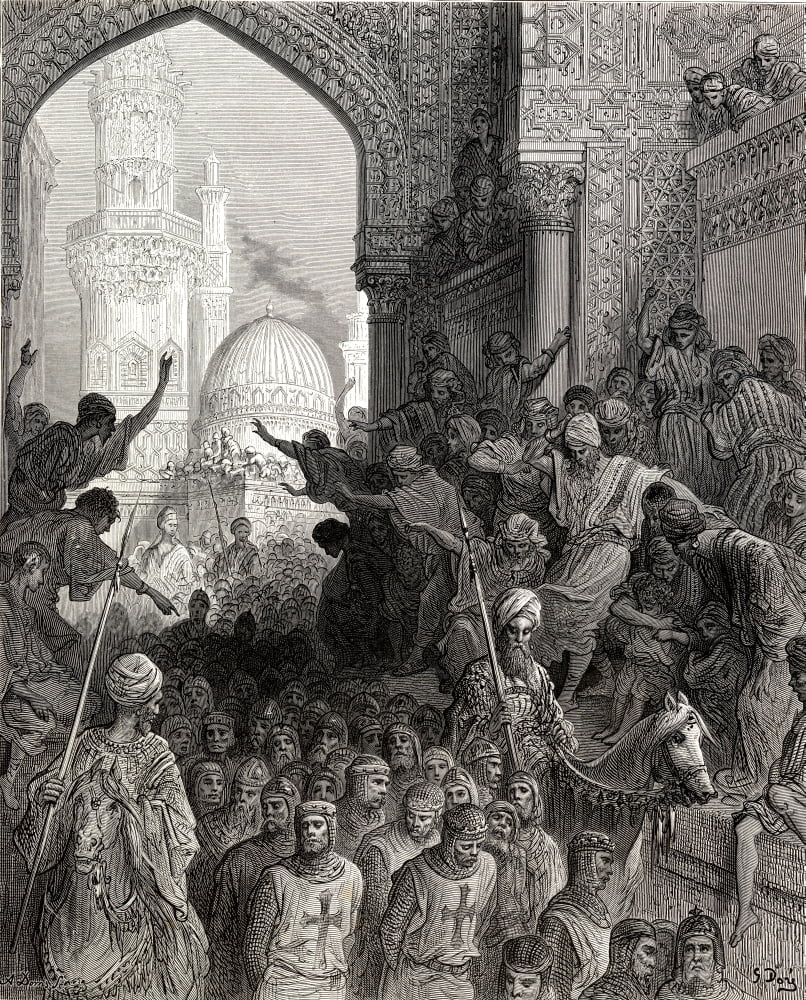 Arrival At Cairo Of Prisoners Of Minich During The Seventh Crusade ...