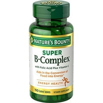 Nature's Bounty B-Complex with Folic Acid Plus Vitamin C, Tablets 150 ea