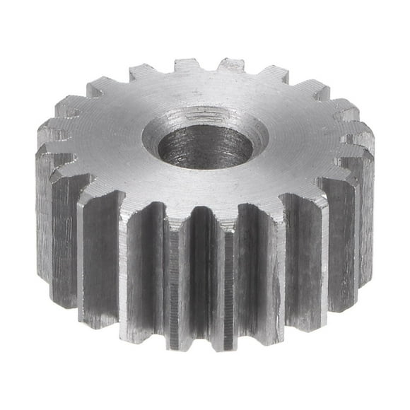 Unique Bargains Straight Spur Gear 12mm Inner Aperture 20T 1 Module 45# Steel Motor Gear