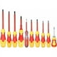 thumbnail image 2 of Juego de destornilladores aislados de 1000V con puntas magnéticas ranuradas y Phillips, empuñaduras suaves, herramientas de reparación de trabajos eléctricos para electricistas, 10 Uds., 2 of 5
