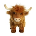 thumbnail image 5 of Aurora - Medium Brown Miyoni - 9.5" Highland Cattle - Realistic Stuffed Animal, 5 of 5