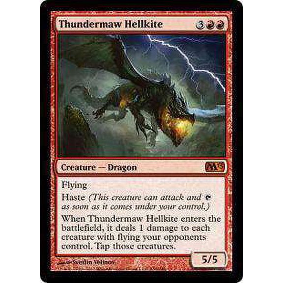 MtG 2013 Core Set Mythic Rare Thundermaw Hellkite #150