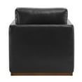 thumbnail image 6 of CHITA Swivel Accent Chairs Set of 2 for Living Room, Comfortable Arm Chairs for Bedroom, Faux Leather in Black, 6 of 9