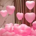 thumbnail image 2 of Globos en forma de corazón de 20 piezas, globo de látex rojo, rosa y negro para bricolaje, Día de San Valentín, compromiso, boda, fiesta, aniversario, decoración, 2 of 5
