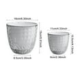 thumbnail image 5 of tasrioml Self Watering Flowerpot Visible Double Layer Planter with Wick Rope Self Watering Plant Pot for Indoor Plants Orchids Herbs, 5 of 8