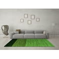 thumbnail image 3 of Ahgly Company Indoor Rectangle Abstract Green Modern Area Rugs, 2' x 5', 3 of 4