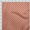 thumbnail image 3 of oneOone Georgette Viscose Peach Fabric Leaves & Floral Block Diy Clothing Quilting Fabric Print Fabric By Yard 42 Inch Wide, 3 of 4