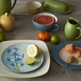 thumbnail image 6 of Noritake Colorwave Turquoise Hyacinth Set of 4 Floral Accent Plates, 6 of 7