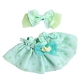 thumbnail image 1 of Falda con tirantes para muñeca de peluche, ropa de juego de simulación, falda con tirantes para muñeca de 7,87'' verde, 1 of 9