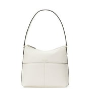 Kate Spade New York Kate Spade Bailey Textured Leather Shoulder Bag Purse Handbag Parchment