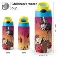 thumbnail image 2 of Gravity Falls Kids Water Bottle Stainless Steel Vacuum Insulated Water Cup With Covered Pop-Up Straw, 2 of 8