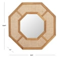 thumbnail image 3 of SAFAVIEH Jarvie 30.4 in. x 32.9 in. Solid Frame Mirror, Natural, 3 of 5