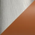 thumbnail image 2 of Fuji Contemporary Stackable Barstool With Camel Faux Leather - Set Of 2, 2 of 8