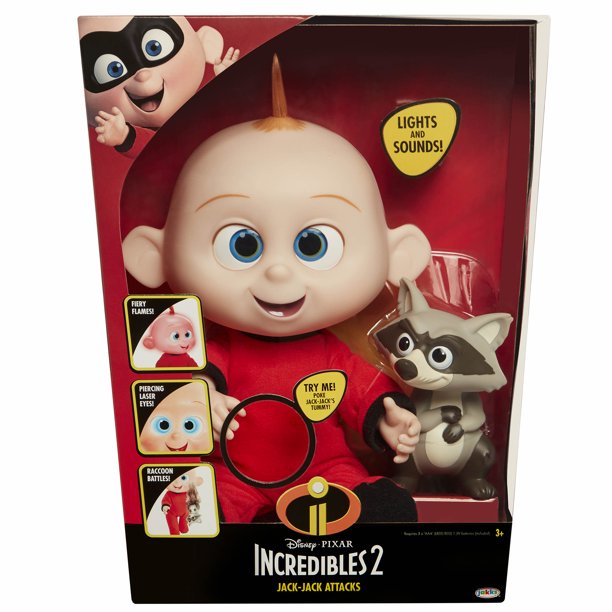 incredibles 2 jack jack attack doll