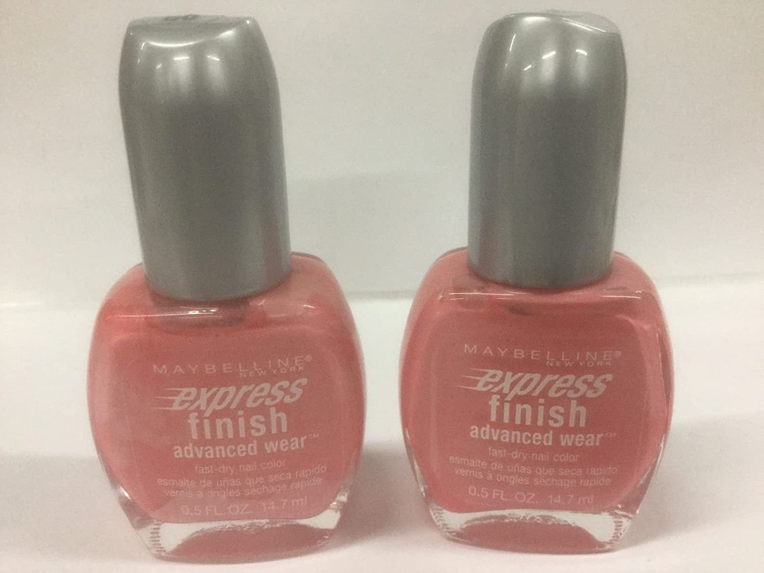Pack of 2 - Maybelline New York Express Finish Fast Dry Nail Color Prompt Petals #60