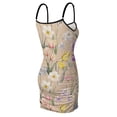 thumbnail image 6 of Ladies Elegant Sling Sleeveless Sexy Dress flowers, 6 of 6