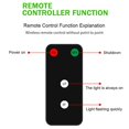 thumbnail image 5 of Luz de seguridad para automóvil, luces de advertencia con control remoto, luz piloto automática, impermeable, de largo alcance, doble fi, color negro, 5 of 5