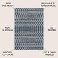 thumbnail image 7 of JONATHAN Y SMB108K-5SQ Ourika Moroccan Geometric Textured Weave Navy/Beige 5' Square Indoor/Outdoor Area Rug, Pet Friendly, Stain Resistant, Easy to Clean, for Patio, Living Room; Kitchen, Bedroom, 7 of 7