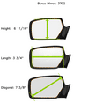 thumbnail image 4 of Fits 04 VW Passat Right Pass Mirror Glass Lens Mid Year Split More Than 1 Option, 4 of 7