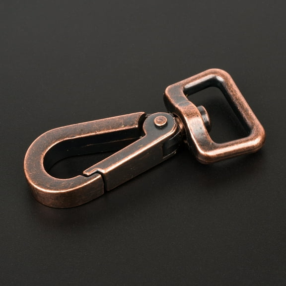 Country Brook Design® 3/4 Inch Antique Copper Designer Purse Lobster Clasp Swivel Snap Hook, 50 Pack