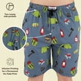 thumbnail image 6 of Lazy One Men's Pajama Shorts – 100% Cotton Mens Pajama Shorts with Pockets, Funny Sleep Shorts for Men, Comfortable Pajama Shorts (Xl), 6 of 7