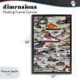 thumbnail image 4 of Stupell Industries Modern Shoe Time Urban Styles Black Floating Frame Canvas Art, 17 x 25, by Ray Powers, 4 of 8