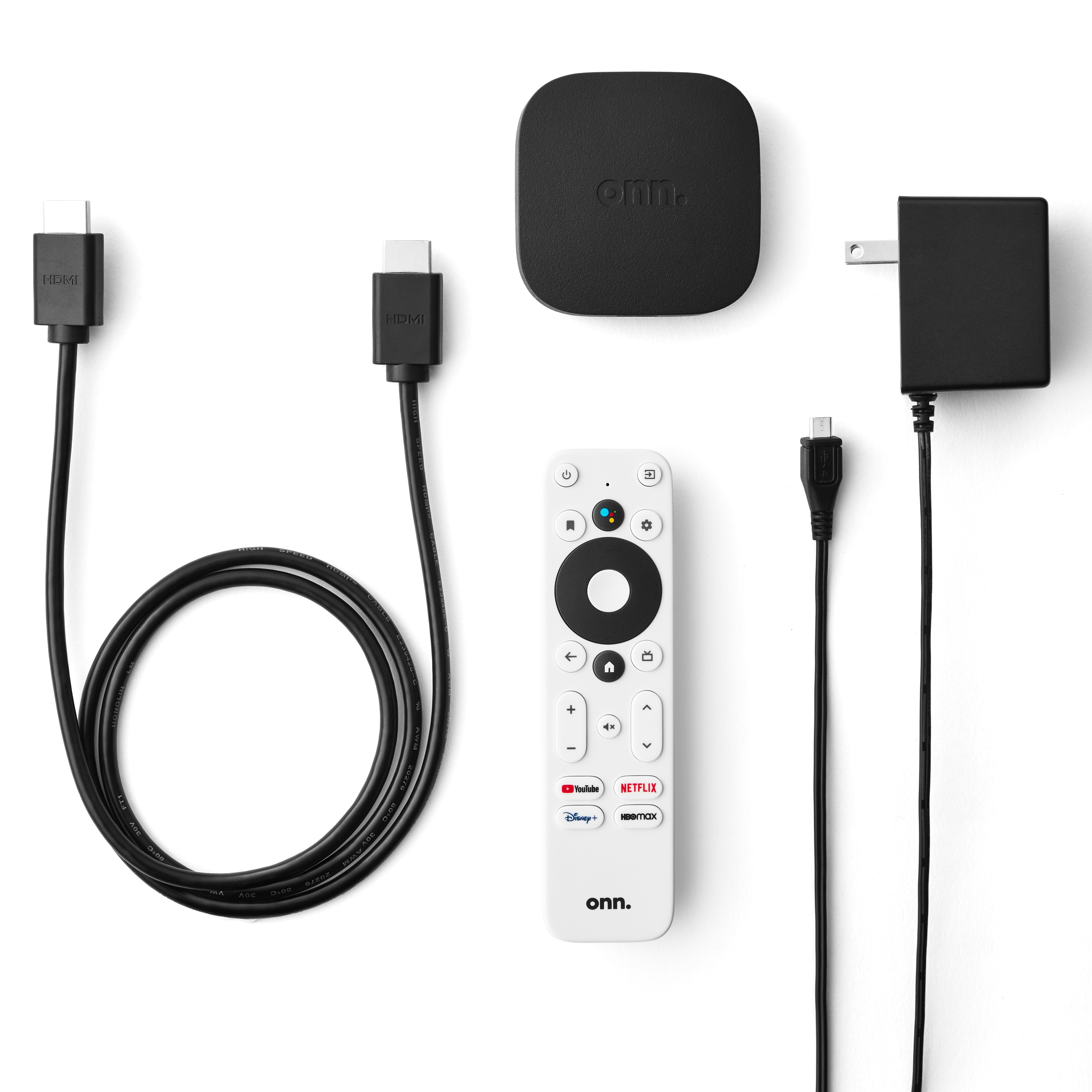 onn. Android TV 4K UHD Streaming Device with Voice Remote Control & HDMI Cable - image 3 of 11