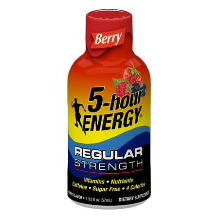 5-hour ENERGY Energy Drink, Berry, 1.93oz Bottle (Best Energy Drink To Stay Awake)