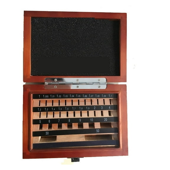 32 Pcs Rectangular Steel Gage Block Set Space Block Harden Gauges Bock Set Measurement Tool ,Resist Corrosion