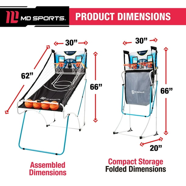 2 Player EZ-Fold Arcade Basketball by MD Sports - Walmart.ca