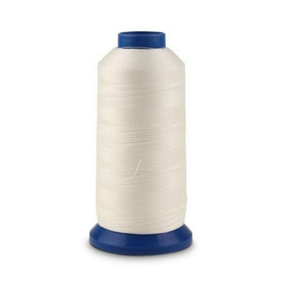 KAKOWELY 3000 Yards Spool Luminous Glow In The Dark Machine Embroidery Sewing Thread (White),5.12"X3.54"X3.15"