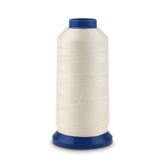 KAKOWELY 3000 Yards Spool Luminous Glow In The Dark Machine Embroidery Sewing Thread (White),5.12"X3.54"X3.15"