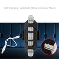 thumbnail image 3 of 2 luces traseras LED intermitentes para bicicleta luz de advertencia para ciclismo accesorios para bicicleta (azul), 3 of 5
