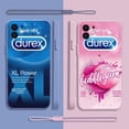 thumbnail image 2 of Funda de teléfono con diseño de caja de condón Sexy para iPhone 14, 13, 12, 11 Pro Max, Mini, X, XR, XS, MAX, SE20, 8, 7 Plus, con correa de mano Fivean unisex, 2 of 2