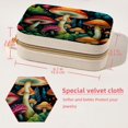 thumbnail image 5 of Mushroom Velvet Portable Earring Organizer with Removable Compartment - Gift Jewelry Box/Jewelry Boxes - Jewelry Display, 5 of 7