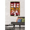 thumbnail image 2 of NBA Miami Heat - Team 21 Wall Poster, 22.375" x 34", Framed, 2 of 3
