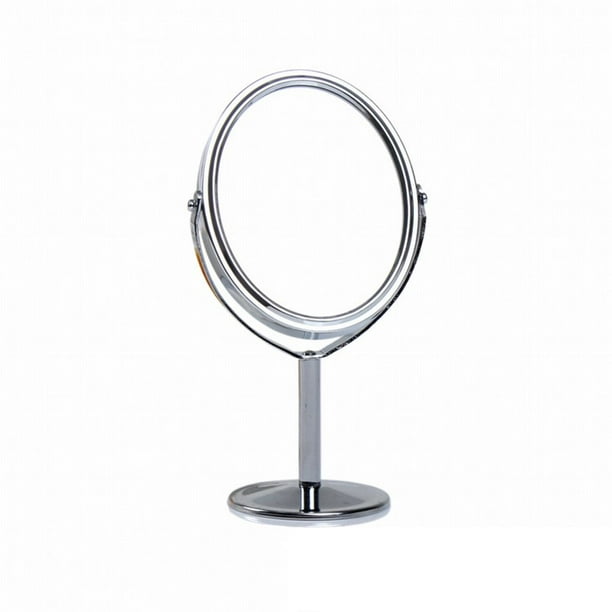 Desk Type Double Side Cosmetic Makeup Mirrors with 1 2 Magnifying