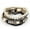 Black, variant on Stretchable Beaded Bracelet, 170mm, Acrylic Alloy Material, 26g Weight, Fashion Jewelry for Women