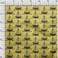 thumbnail image 3 of oneOone Cotton Poplin Medium Yellow Fabric Beach Boat Sewing Material Print Fabric By The Yard 42 Inch Wide, 3 of 4