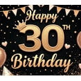 thumbnail image 4 of Elegant Design Happy Birthday Banner Golden Balloons Milestone Birthday Party Decoration Party Backdrop Balloon Celebration Banner for Birthday Party Event Decoration Celebration, 4 of 8