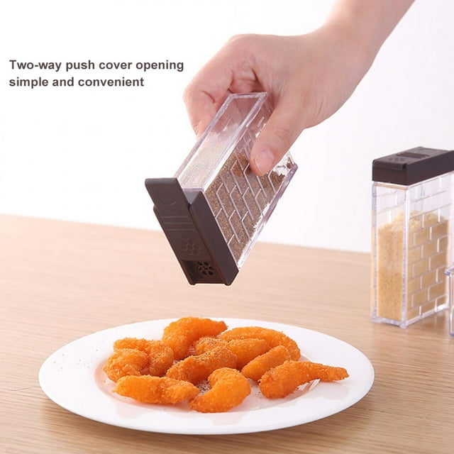 Seasoning Bottle, Seasoning Box, Seasoning Pot, Jar, Transparent Easy to Remove Kitchen Supplies for Home