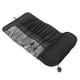 thumbnail image 3 of Bolsa de almacenamiento de maquillaje, cepillos plegables, organiza bolsa de viaje cosmética de gran capacidad a prueba de polvo, color negro, 3 of 5