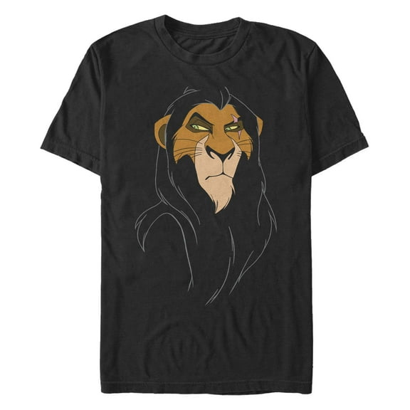 Men's Lion King Scar Portrait Graphic T-Shirt