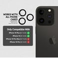 thumbnail image 4 of Pelican Aluminum Ring HD Lens Protectors for iPhone 14 Pro Max/14 Pro - Black, 4 of 5