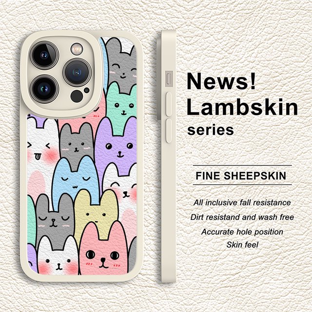 Agregue un toque de diversión a su iPhone con una funda de silicona TPU con estampado de dibujos animados creativos