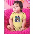 thumbnail image 2 of Cute Animals Sticker Style Bodysuit Infant -Image by Shutterstock,  12 Months, 2 of 4