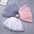 thumbnail image 2 of Falda de niña de malla plisada falda de princesa vestido de verano para niños estilo occidental falda corta de hilo hinchado, 2 of 6