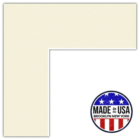 

ArtToFrames 8x13 Ivory Custom Mat for Picture Frame with Opening for 4x9 Photos. Mat Only Frame Not Included (MAT-181)
