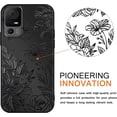 thumbnail image 2 of Cute Flower Floral Phone Case for TCL 40 XL(Lively Jitterbug Smart 4) 6.75", Aesthetic Coquette Black Pattern Print Design Case Soft Slim Shockproof TPU Protective Funda Cover for Women Girls, 2 of 6