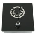 thumbnail image 2 of Kitchen Gas Hob, Free Firepower Adjustament Easy To  Even Heat Tempered Glass Panel Portable 290x325mm RVs Gas Stove  For Yacht For Boat For, 2 of 8